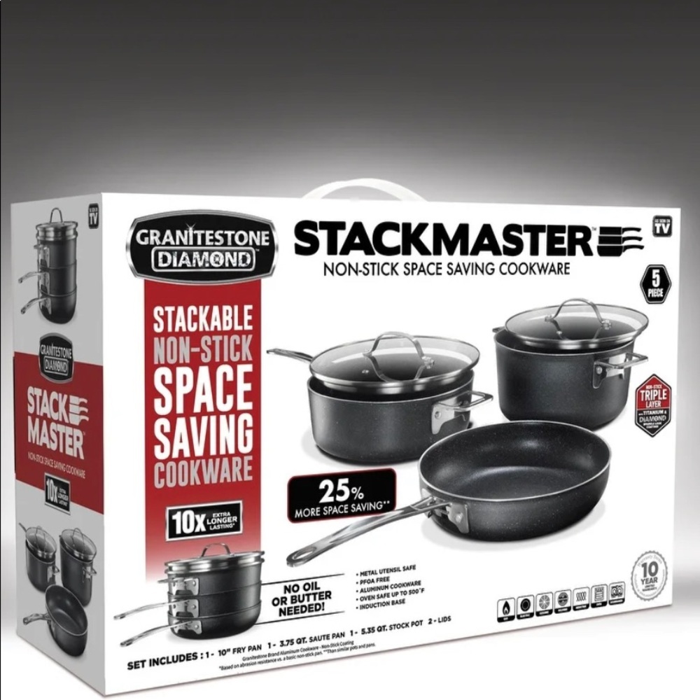 5 piece nonstick pots and pans